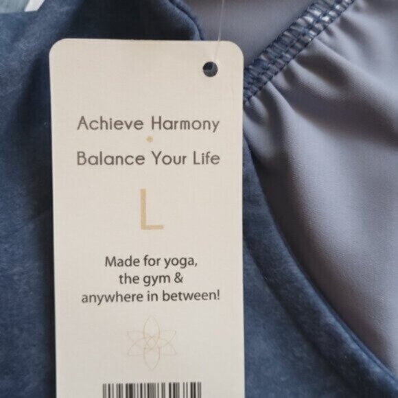 Yoga Cropped Tank Top NWT Sz Large Women's - Picture 7 of 7